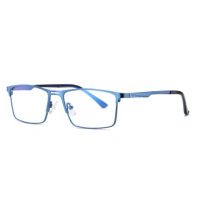 Kovové okuliare proti modrému svetlu - Unisex, modré