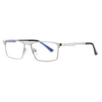 Kovové okuliare proti modrému svetlu - Unisex, strieborné