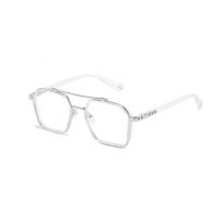 Šesťuholníkové okuliare proti modrému svetlu - Transparentné