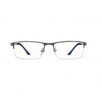 Unisex polo rámčekové okuliare proti modrému svetlu - Tmavosivé