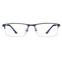 Unisex polo rámčekové okuliare proti modrému svetlu - Tmavo modré