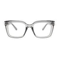 Dámske hranaté brýle proti modrému svetlu - Priesvitné, šedé