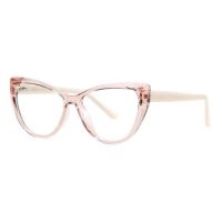 Okuliare proti modrému svetlu - Priesvitné, svetlo ružové