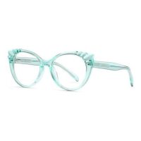 Extravagantné okuliare proti modrému svetlu - Priesvitné, zelené