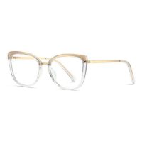 Okuliare proti modrému svetlu - Priesvitné so zlatou