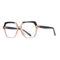 Hranaté brýle proti modrému světlu - Béžovo černé