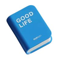 Cestovná krabička na kontaktné čočky - Modrá knižka