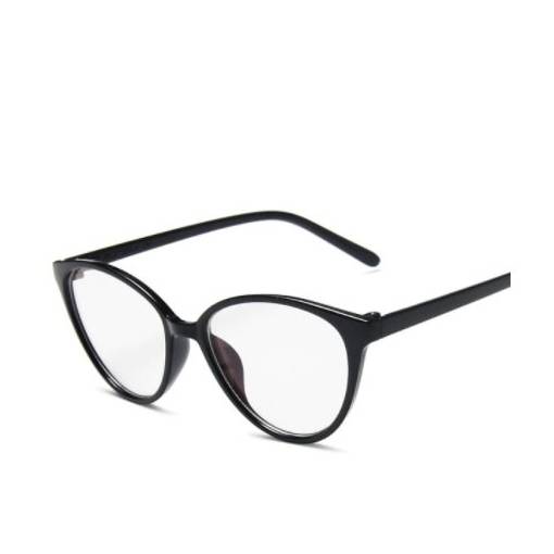 Foto - Elegantné okuliare blokujúce modrofialové svetlo - Lesklé čierne