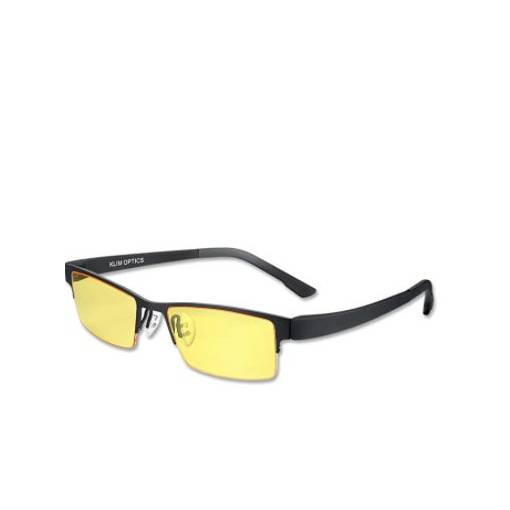 Foto - KLIM filtračné okuliare s anti UV filtrom - Čierne so žltými sklami