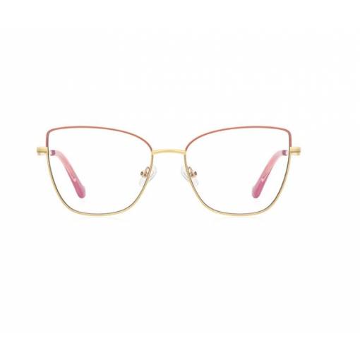Foto - Dámske mačacie okuliare proti modrému svetlu - Zlaté, ružové