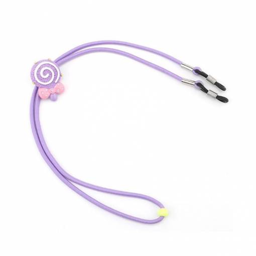 Foto - Detská elastická šnúrka na okuliare - Svetlo fialová