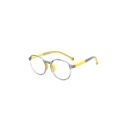 Foto - Detské okuliare proti modrému svetlu - Transparentné šedo žlté