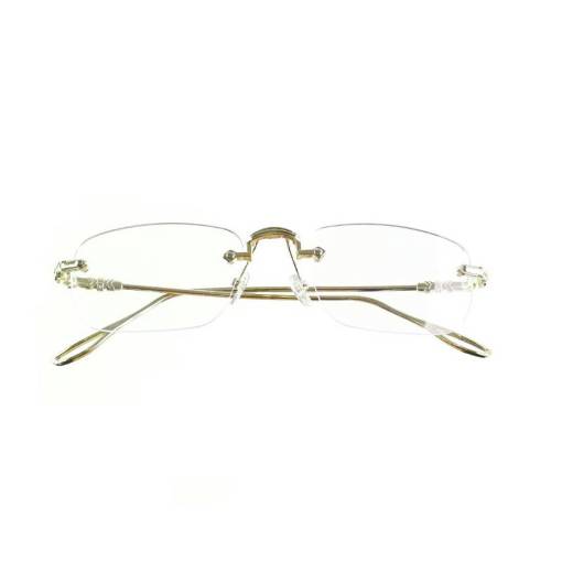 Foto - Bezrámové okuliare proti modrému svetlu - Zlaté