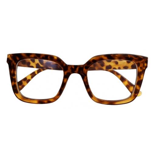 Foto - Dámske retro okuliare proti modrému svetlu - Leopardí