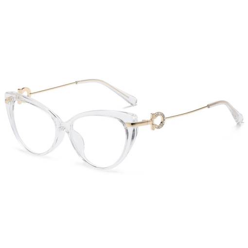 Foto - Elegantné okuliare proti modrému svetlu - Transparentné