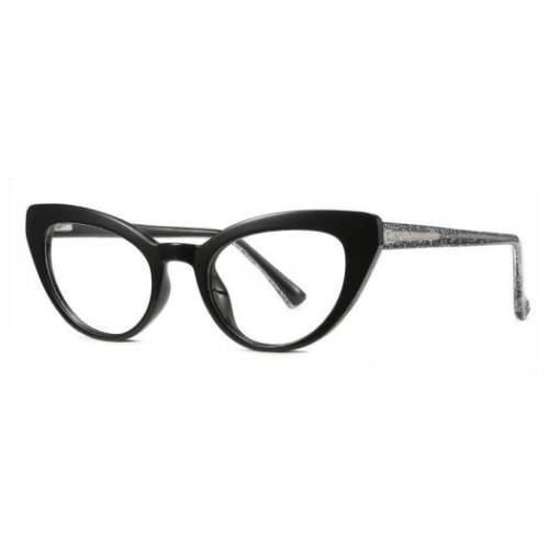 Foto - Elegantné okuliare proti modrému svetlu - čierne