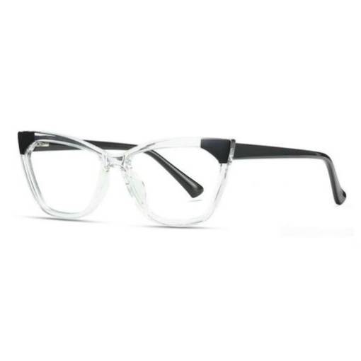 Foto - Kovové okuliare proti modrému svetlu - Unisex, čierne