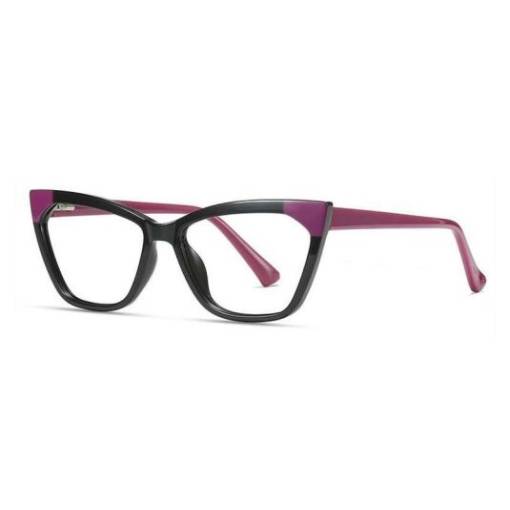 Foto - Kovové okuliare proti modrému svetlu - Unisex, čierne