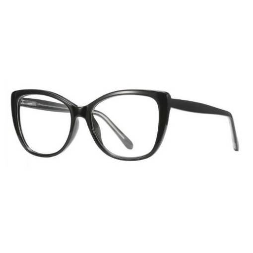 Foto - Kovové okuliare proti modrému svetlu - Unisex, čierne