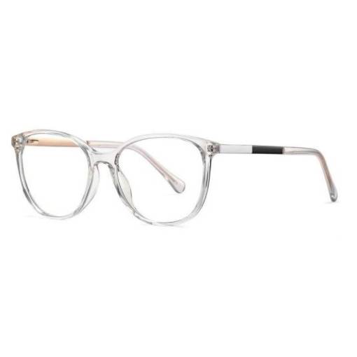 Foto - Kovové okuliare proti modrému svetlu - Unisex, čierne