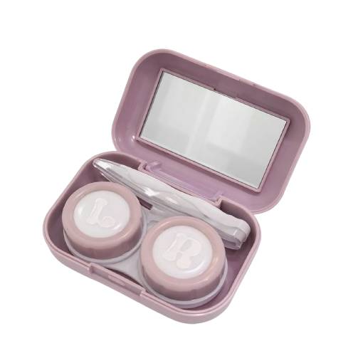 Foto - Cestovná krabička na kontaktné šošovky - Fialová