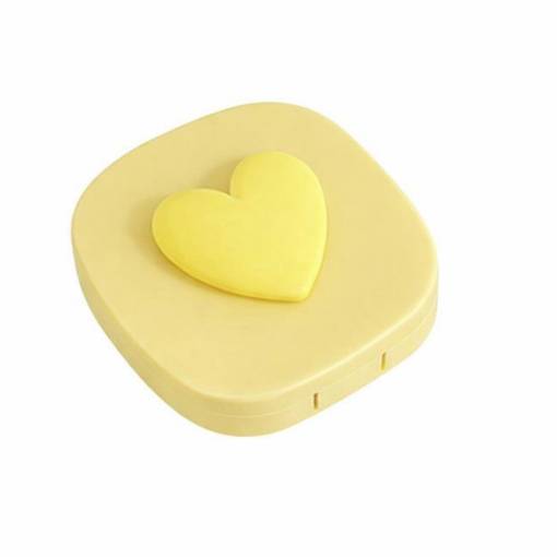 Foto - Cestovná krabička na kontaktné šošovky - Žltá