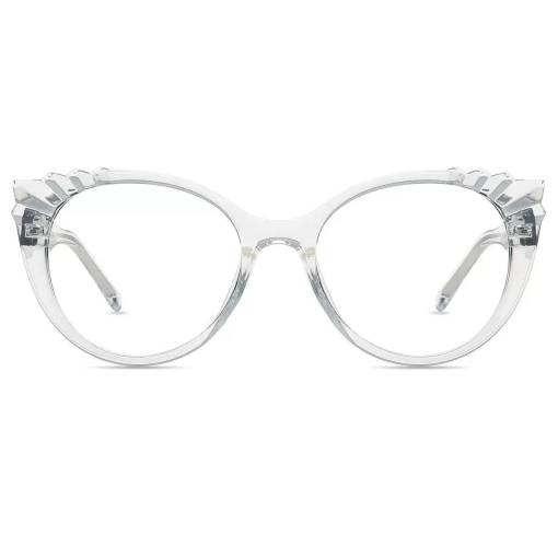 Foto - Extravagantné okuliare proti modrému svetlu - Priesvitné